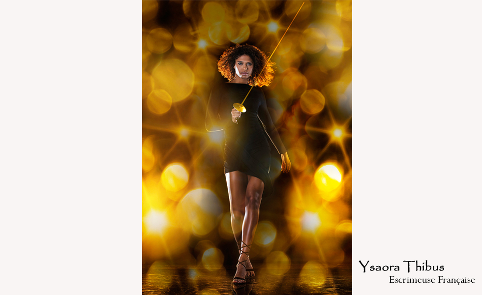 Ysaora Thibus photographiée par Pauce et habillée par la styliste Vanessa Schleimer